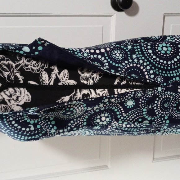 🎊HTF Vineyard Vines🎊 - Blue/White Confetti Dots Circles Stretch Sheath Dress - Picture 11 of 16